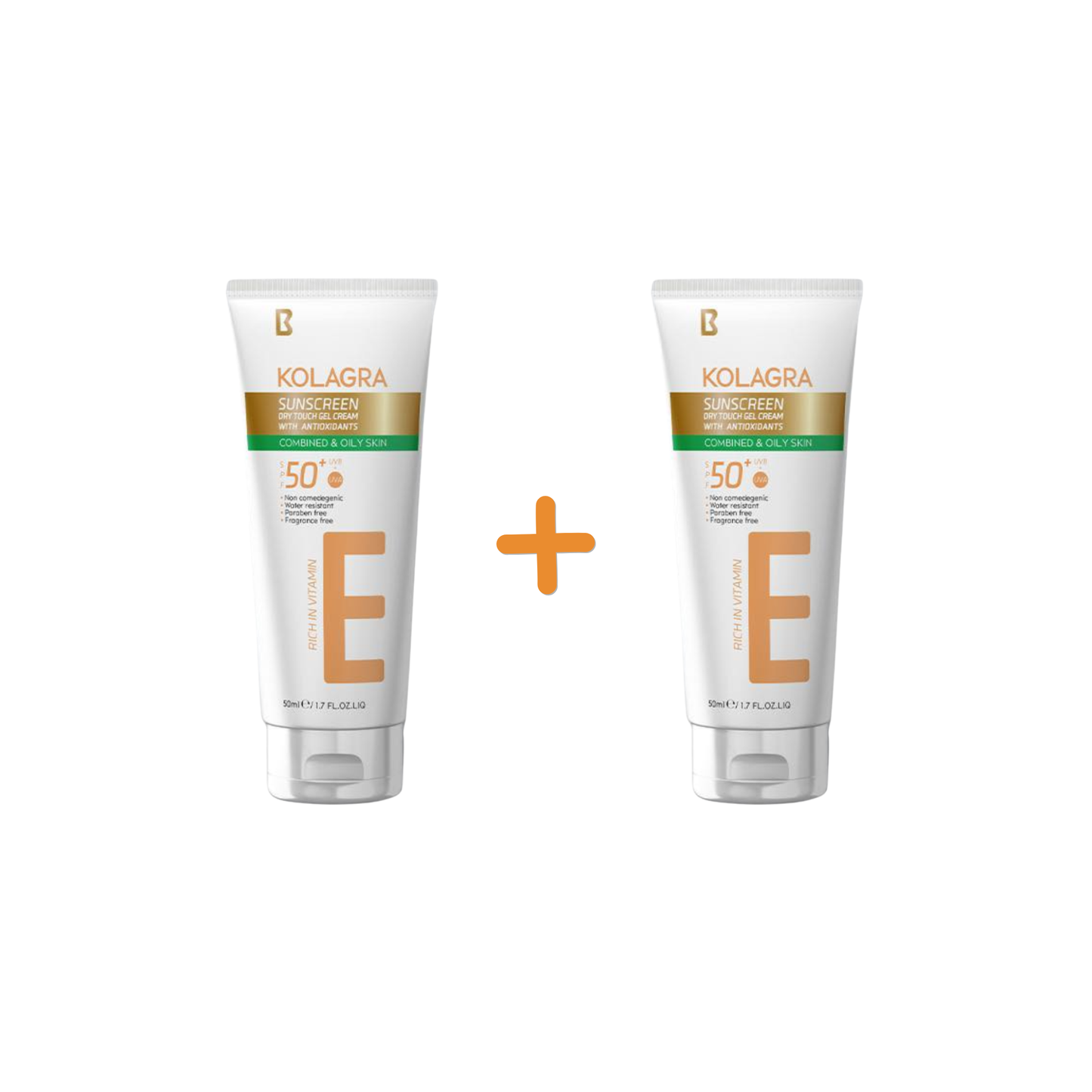kolagra sun screen Gel cream SPF50+ (1+1) Offer
