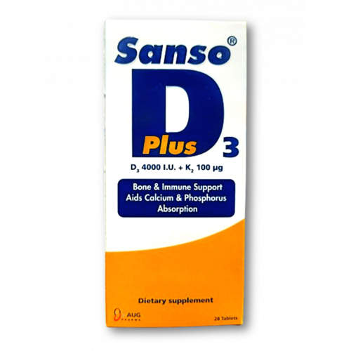SANSO D3 PLUS VITAMIN D3 4000 IU 28 TABLETS
