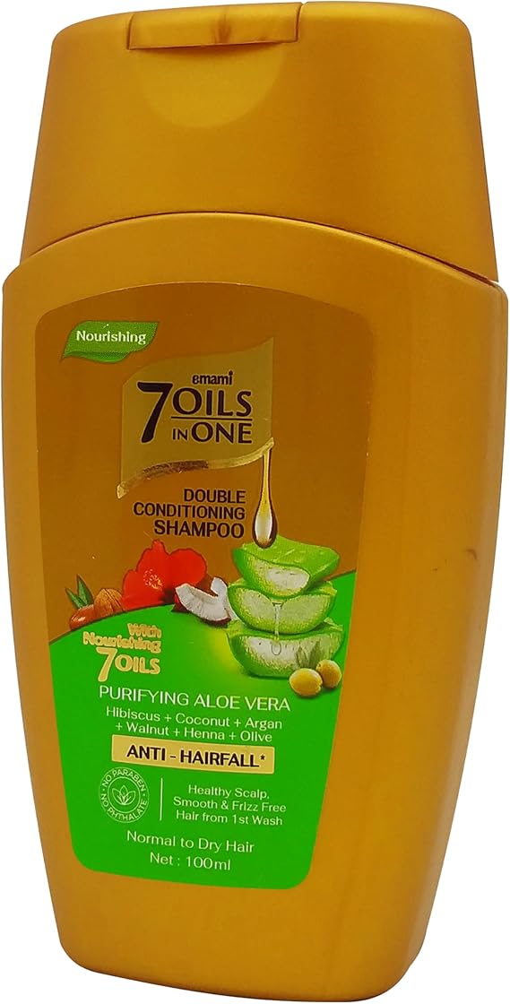 Emami 7 Oils Hair Shampoo With Aloe Vera 100ml