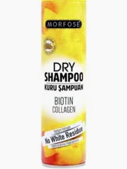 مورفوس شامبو دراي سبراي 200مل اصفر - Morfose Biotin & Collagen Dry Shampoo For Blonde Hair 200ml