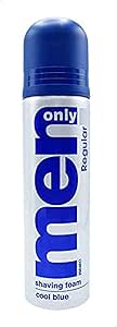 مان اونلى فوم 250مل ازرق - Men Only Cool Blue Shaving Foam, 250 ml