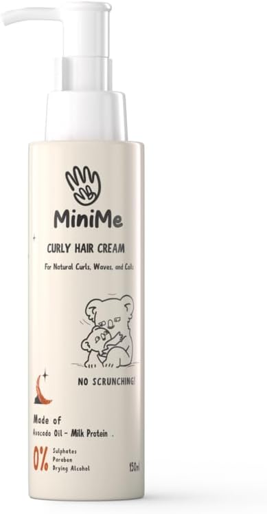 ميني مي كريم شعر كيرلي اطفال 150مل - MiniMe Curly Hair Cream 150 ml