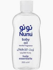 نونو زيت اطفال 200مل فانيليا - Nunu Baby Body Oil 200ml Vanilla