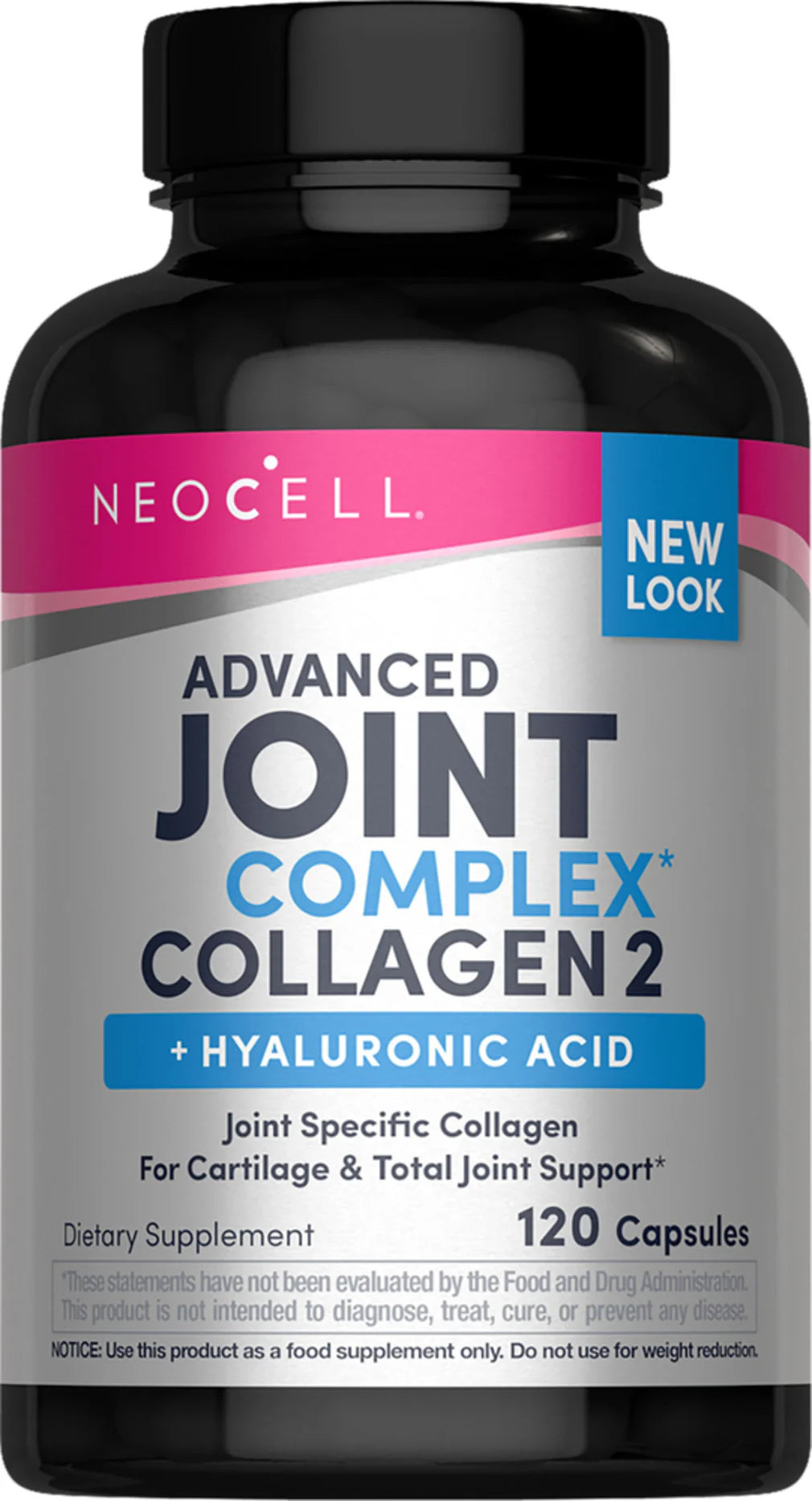 Neocell Joint Complex Collagen Type 2 + Hyaluronic Acid, 120 Capsules