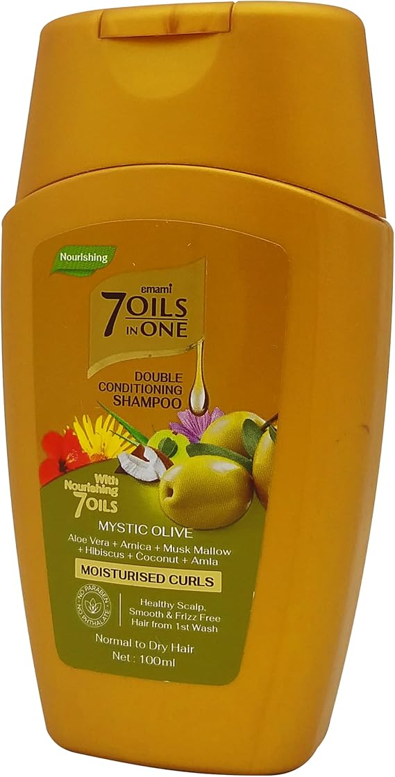 Emami 7 Oils Hair Shampoo With Olive 100ml