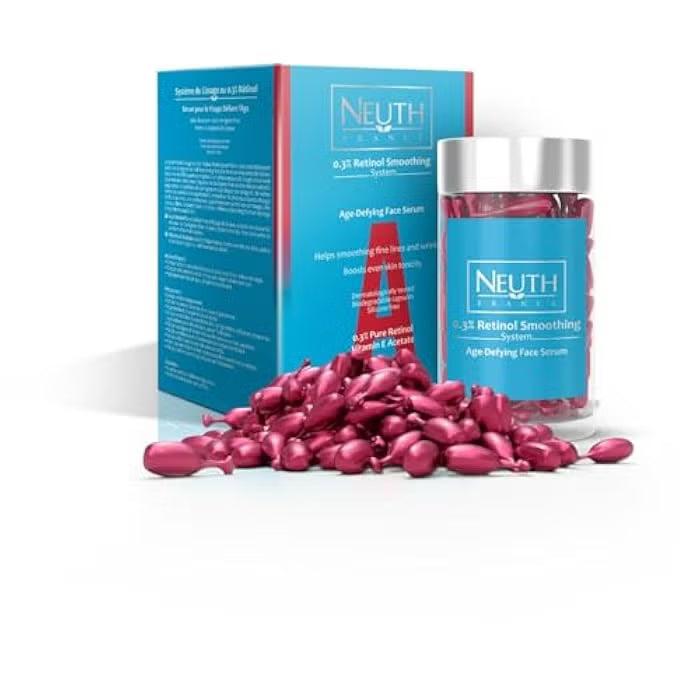 نوث سيرم ريتينول للوجه فيتامين اي 50 كبسولة - Neuth 0.3% Retinol smoothing system Age-Defying face serum