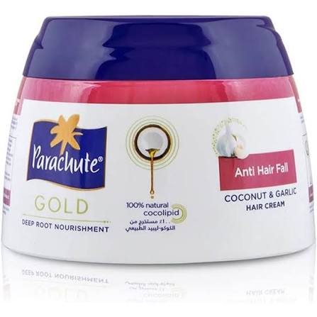 باراشوت كريم جولد 140مل تساقط جوزهند وثوم - Parachute Gold Hair Cream (140ml) - Anti-Hair Fall with Coconut & Garlic