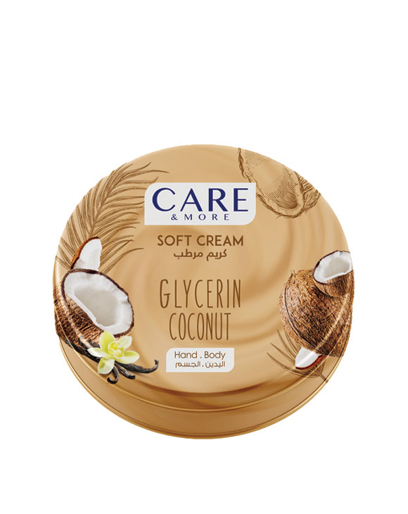 Care & More Soft Cream Glycerin – Coconut – 125 ml