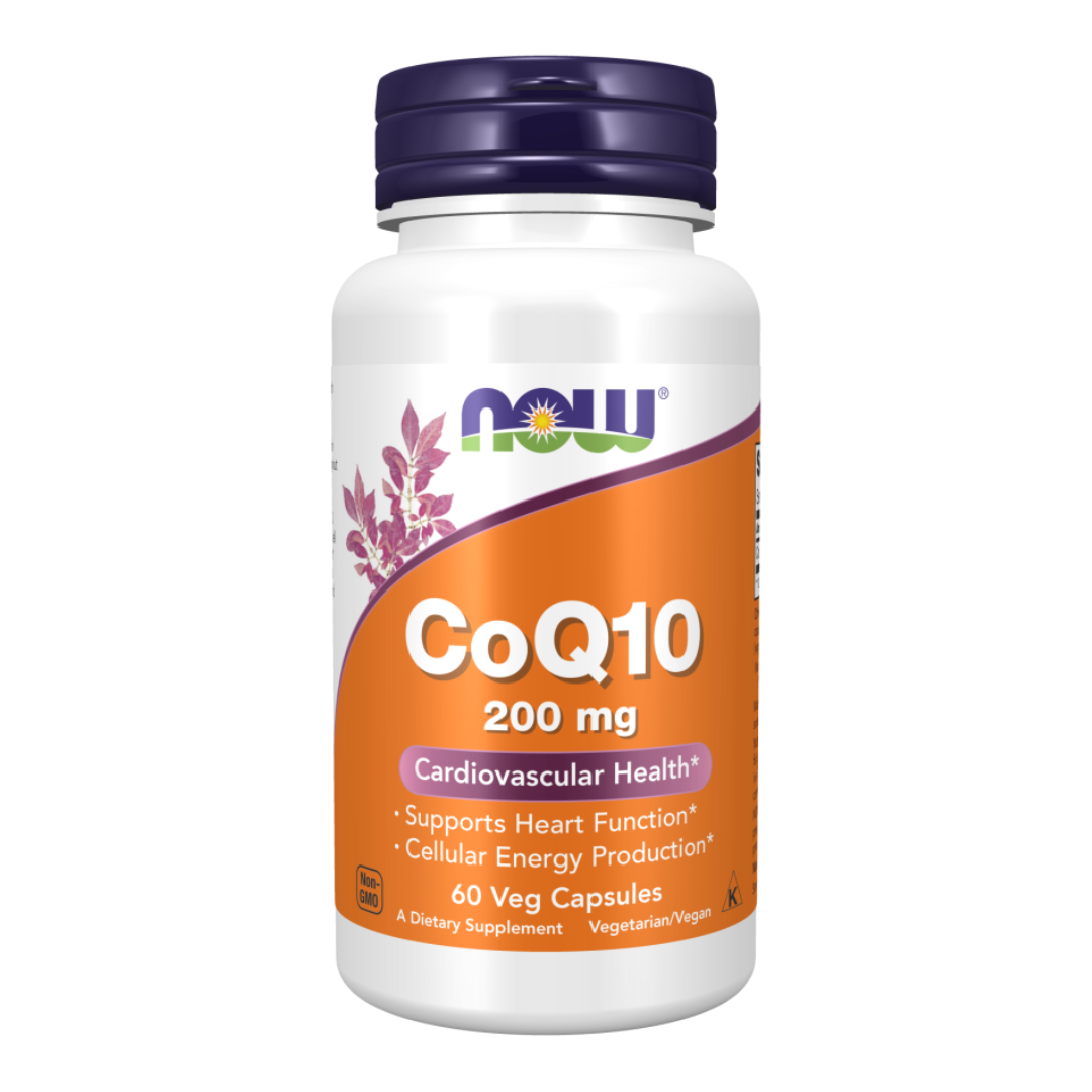 Now CoQ10 200mg 60 Veg Capsules