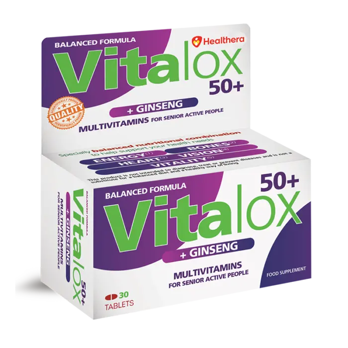 Vitalox + 50 Ginseng (30 Tablets)