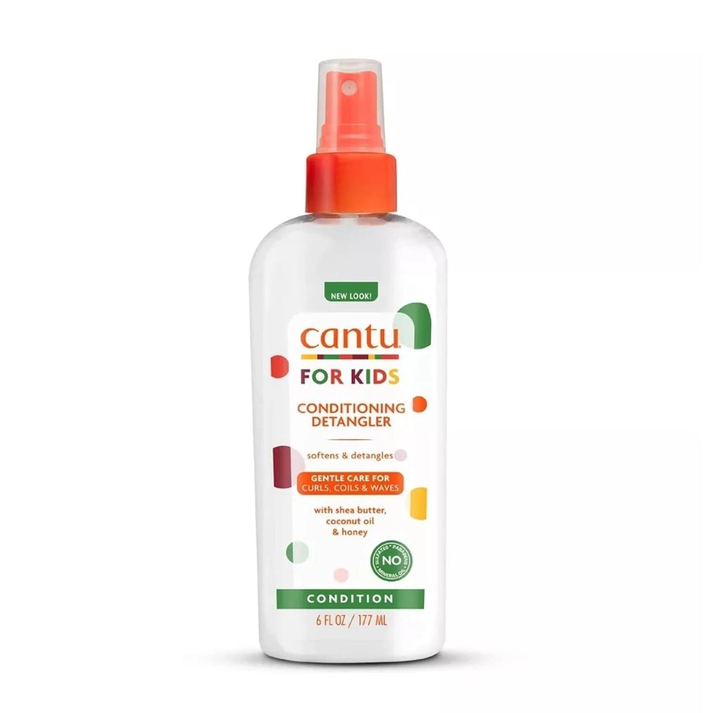 كانتو سبراي اطفال فك تشابك 177مل زبده الشيا - Cantu Care For Kids Conditioning Detangler shea butter/ coconut oil 6oz