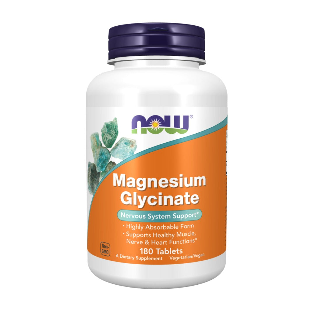 Now Magnesium Glycinate 180 Tablets