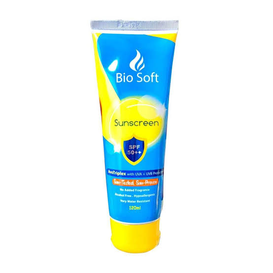 بيو سوفت صن صن سكرين كريم 120مل انبوبة - Bio Soft Sunscreen Cream 120 ml - Tube