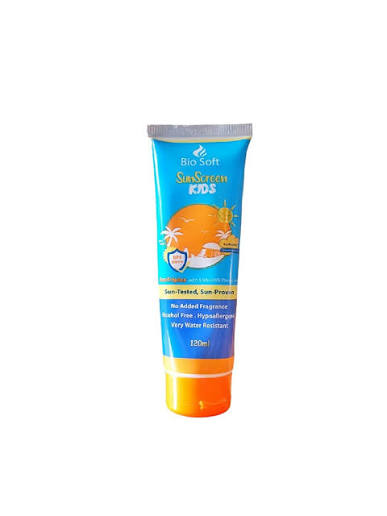 بيو سوفت صن صن سكرين كريم 120مل كيدز - Bio Soft Sunscreen Cream 120 ml - Kids