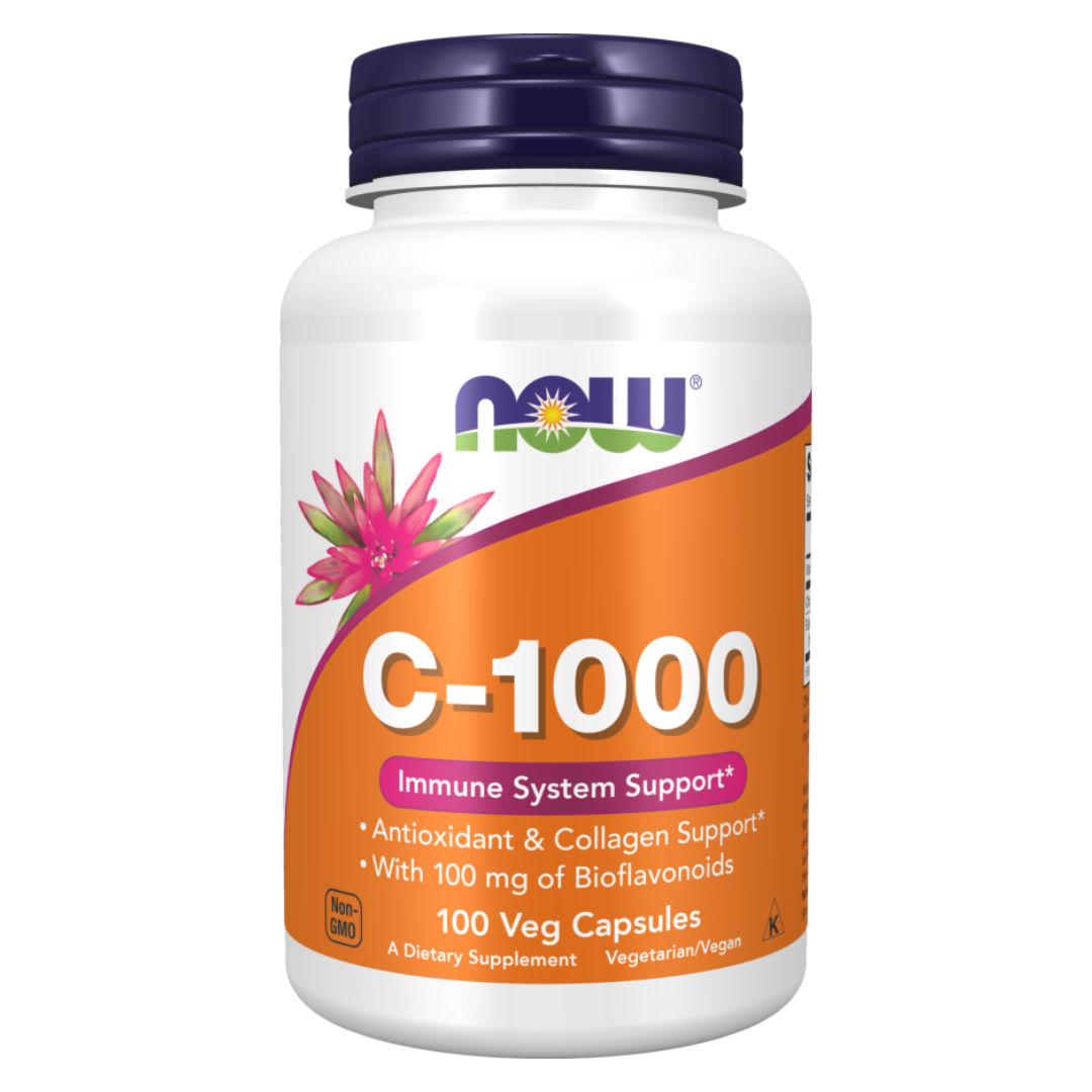 Now Vitamin C-1000mg 100 Veg Capsules