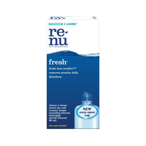 رنيو محلول عدسات صغير 60مل - Renu Contact Lens Solution - Mini 60 ml