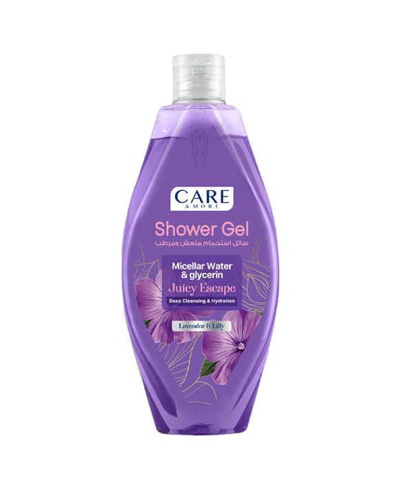 Care & More Micellar Shower Gel – Lavender – 500ml