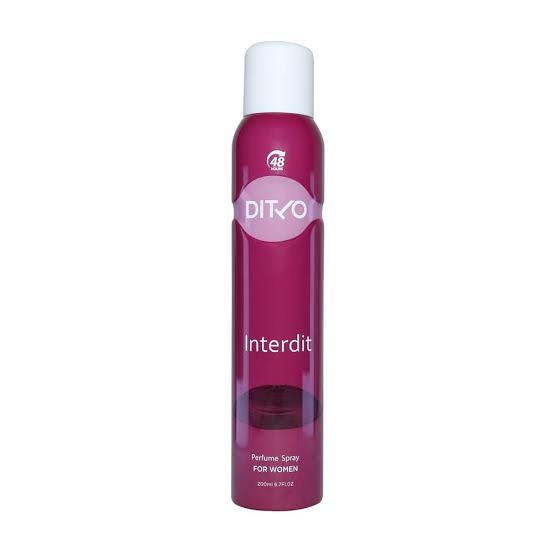 ديتو سبراي حريمي انترديت 200مل - Ditto Women's Body Spray - Interdit (200ml)