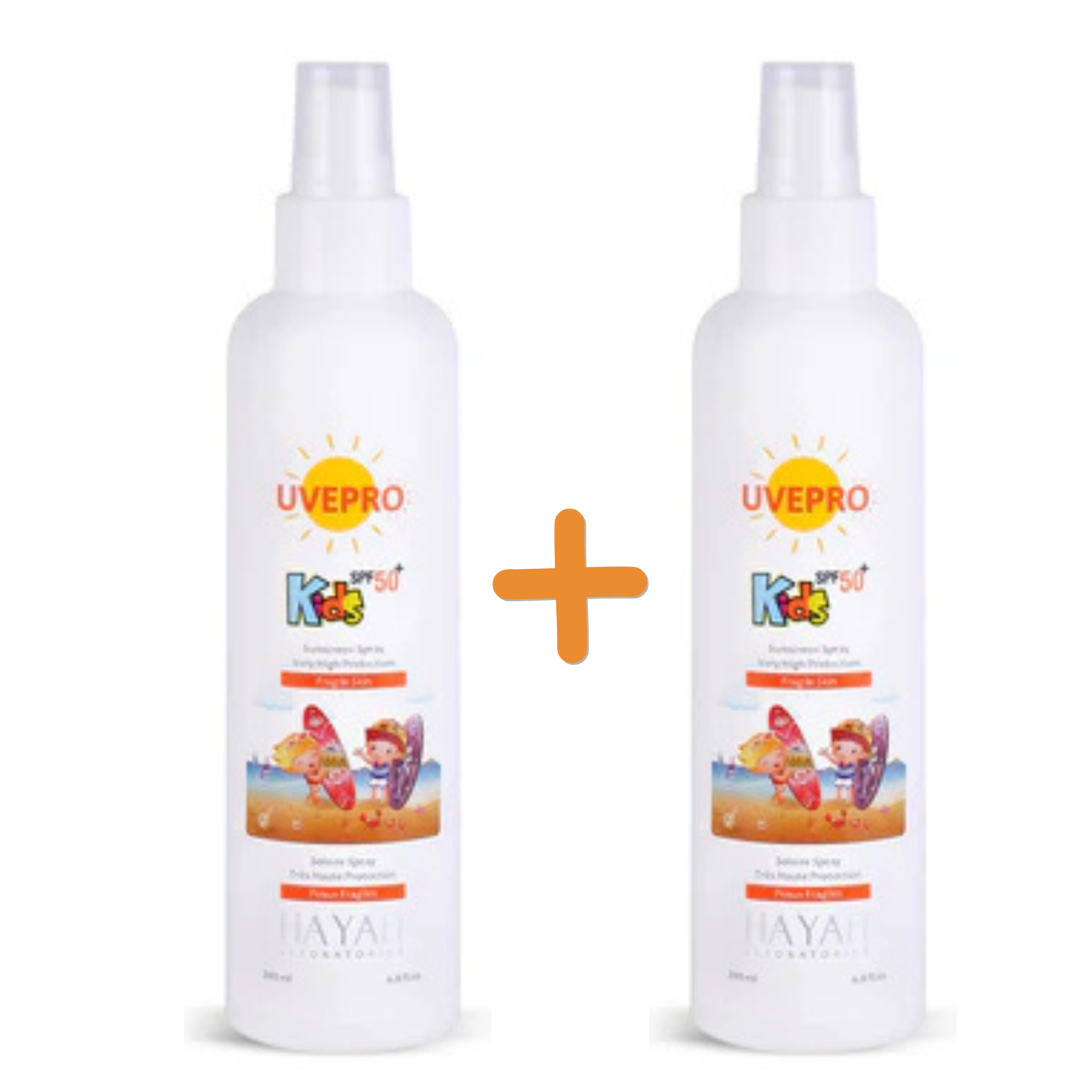 HAYAH UVEPRO Kids SPF 50+ Spray 200ml (1+1) Offer