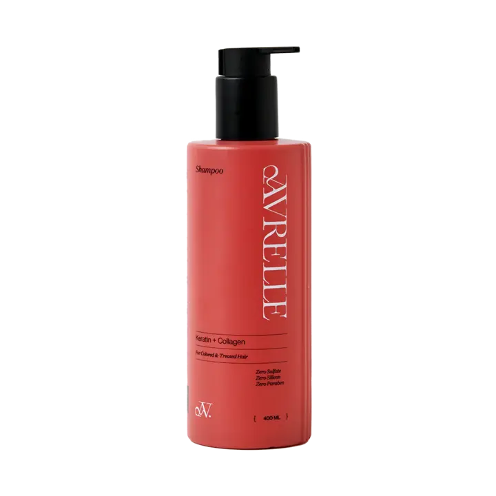 افريل شامبو 400مل كيرياتين وكولاجين - Avrelle Hair Shampoo 400 ml with Keratin & Collagen