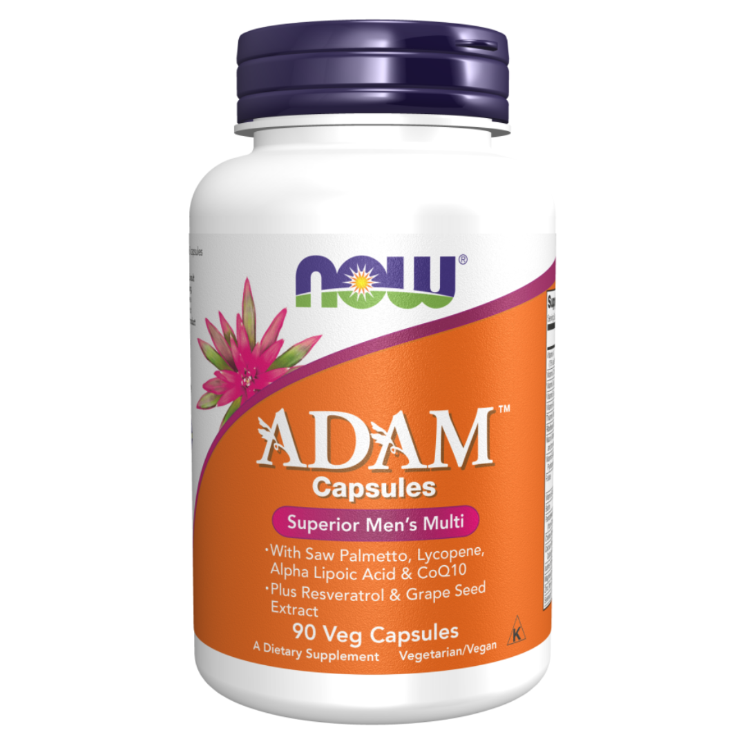 Now ADAM™ Men’s Multiple Vitamin 90 Veg Capsules.