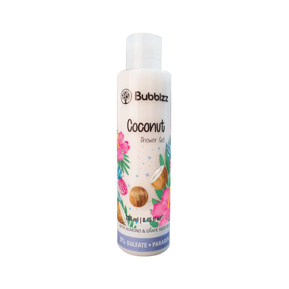 ببلز شاور جيل 250مل جوز هند - Bubblzz Shower Gel 250 ml - Coconut
