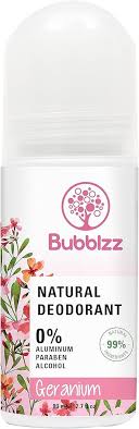 ببلز رول اون طبيعي 80مل جيرانيوم - Bubblzz Natural Roll-On Deodorant 80 ml - Geranium