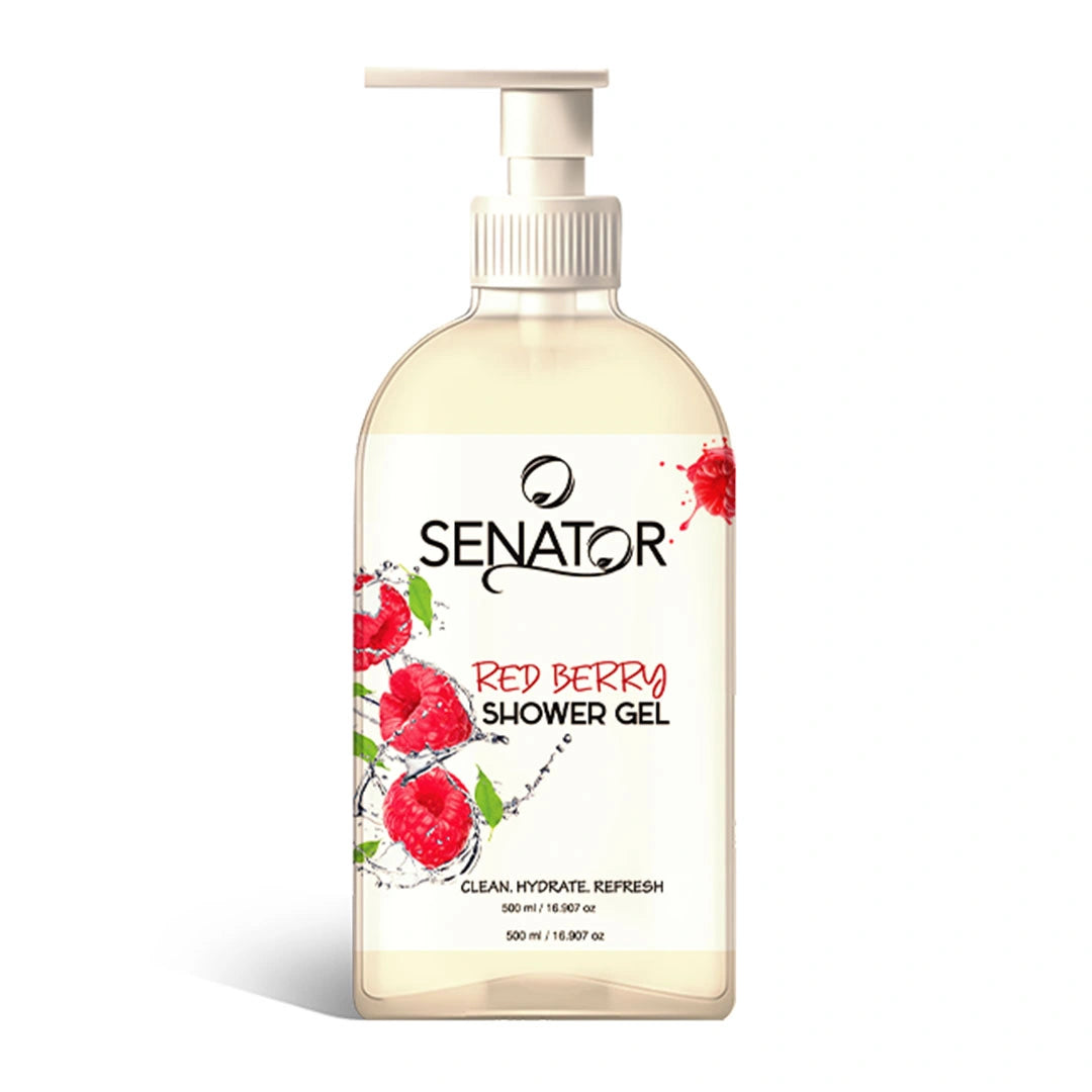 سيناتور شاور جيل 500 مل توت عرض 1+1 - Senator Shower Gel - Berry, 500ml (1+1 Free Offer)