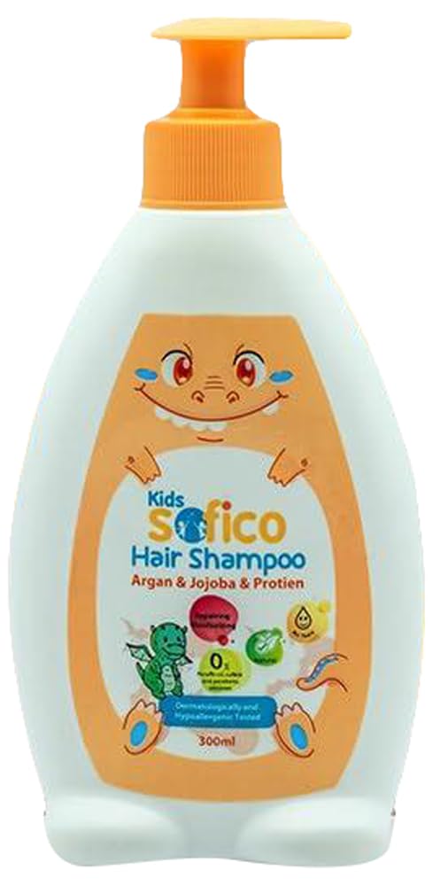 سوفيكو كيدز شامبو 300مل ارجان وجوجوبا - Sofico Kids Nourishing Shampoo 300ml - Argan & Jojoba