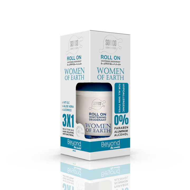 سوفيكو بيوند رول اون 50مل وومن ايرث - Sofico Beyond Roll-On Deodorant 50ml - Woman Earth