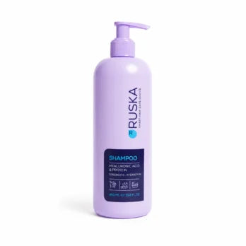 روسكا شامبو بامب 450 مل هيالورونيك - Ruska Hyaluronic Shampoo with Pump (450ml)