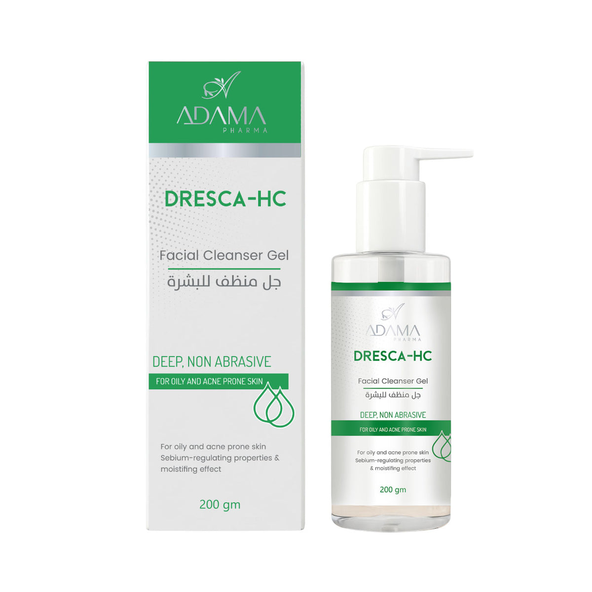 دريسكا اتش سي غسول جل منظف 200مل - Dresca HC Cleansing Gel, 200ml