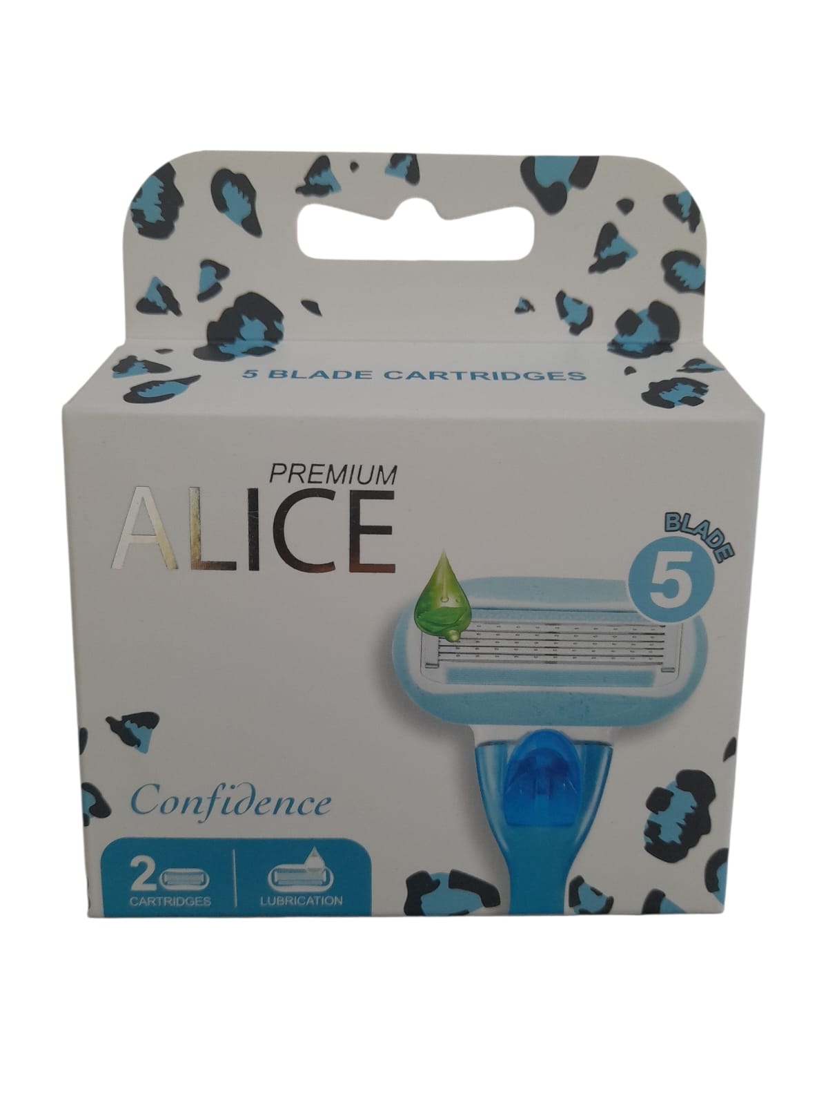 اليس امواس 5موس غيار 2ق ابيض - Alice 5-Blade Refill Cartridges - White (2-Piece Pack)