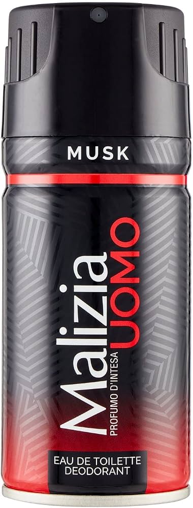 ماليزيا سبراي رجالى ماسك احمر - Malizia Men's Body Spray - Red Musk