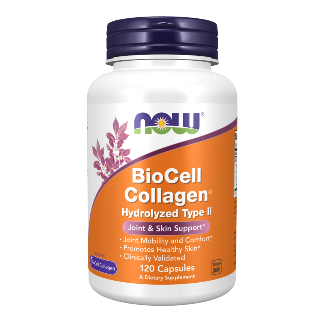 Now BioCell Collagen® Hydrolyzed Type II 120 Veg Capsules