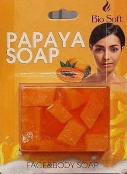 بيو سوفت صابونة البابايا 100جرام - Bio Soft Papaya Soap 100 g