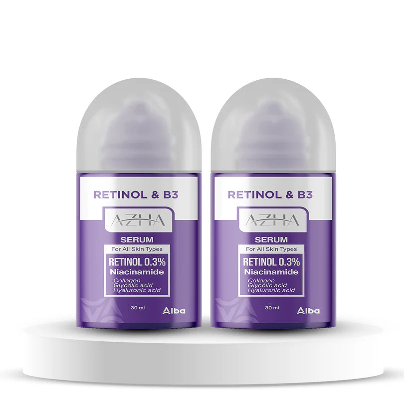 Azha Retinol & B3 Serum ( 1+1 ) Offer