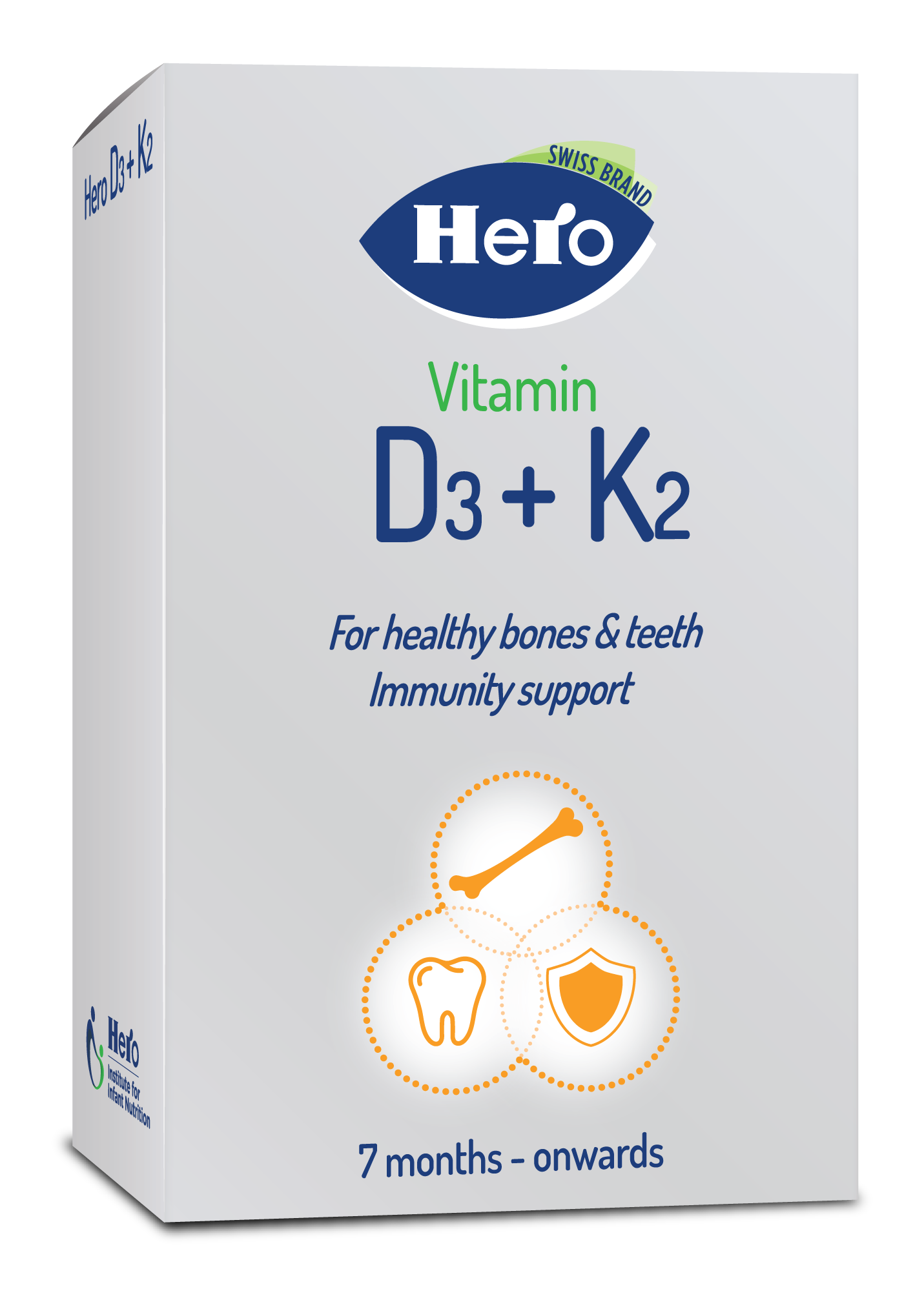 Hero D3+K2 Supplement 10ml