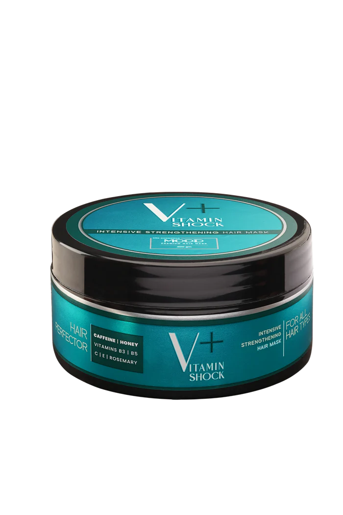 موود حمام كريم فيتامين شوك 200مل - Mood Vitamin Shock Plus Intensive Strengthening Hair Mask 200 ML