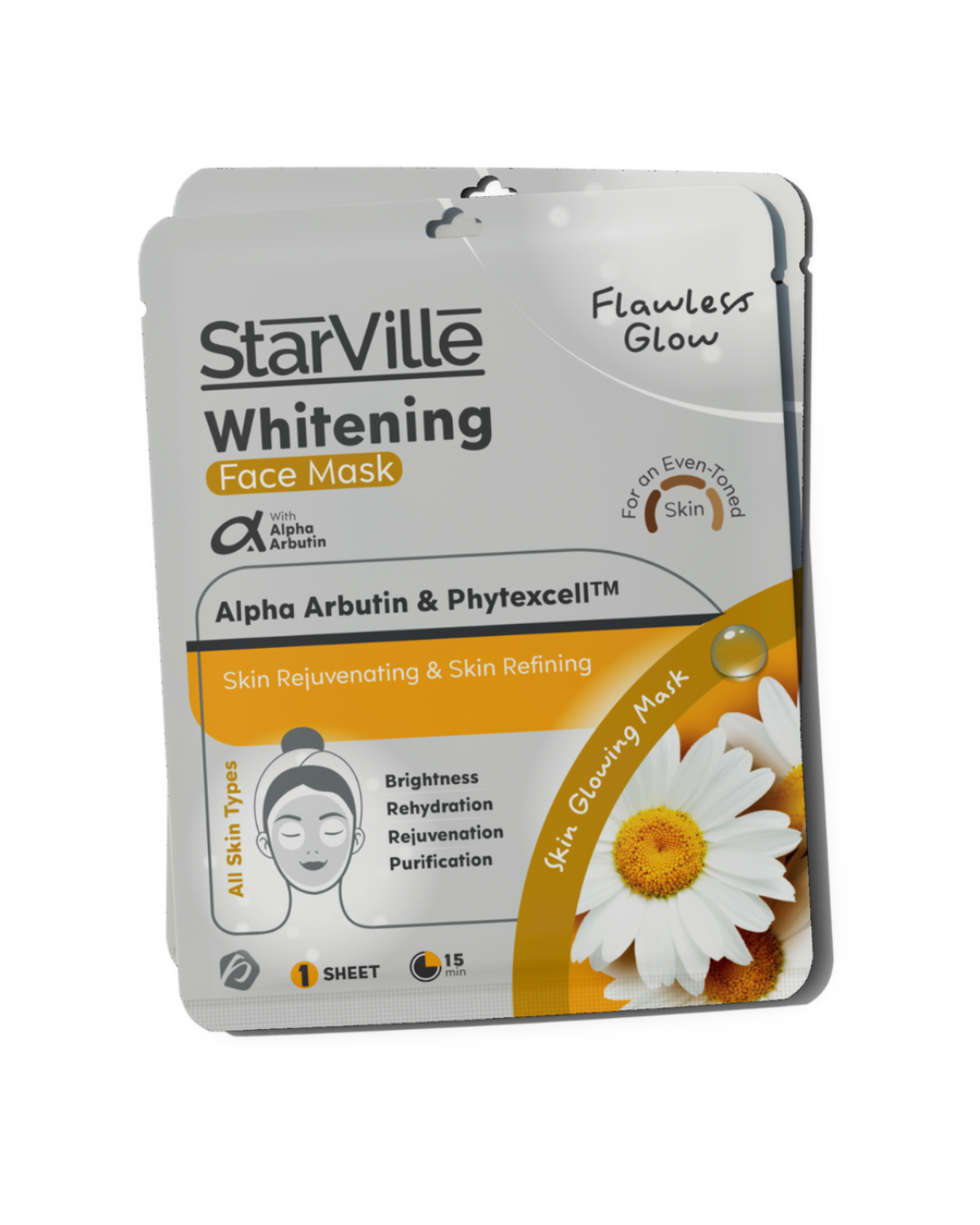 StarVille Whitening Mask Sheet - ستار فيل وايتنينج ماسك شيت