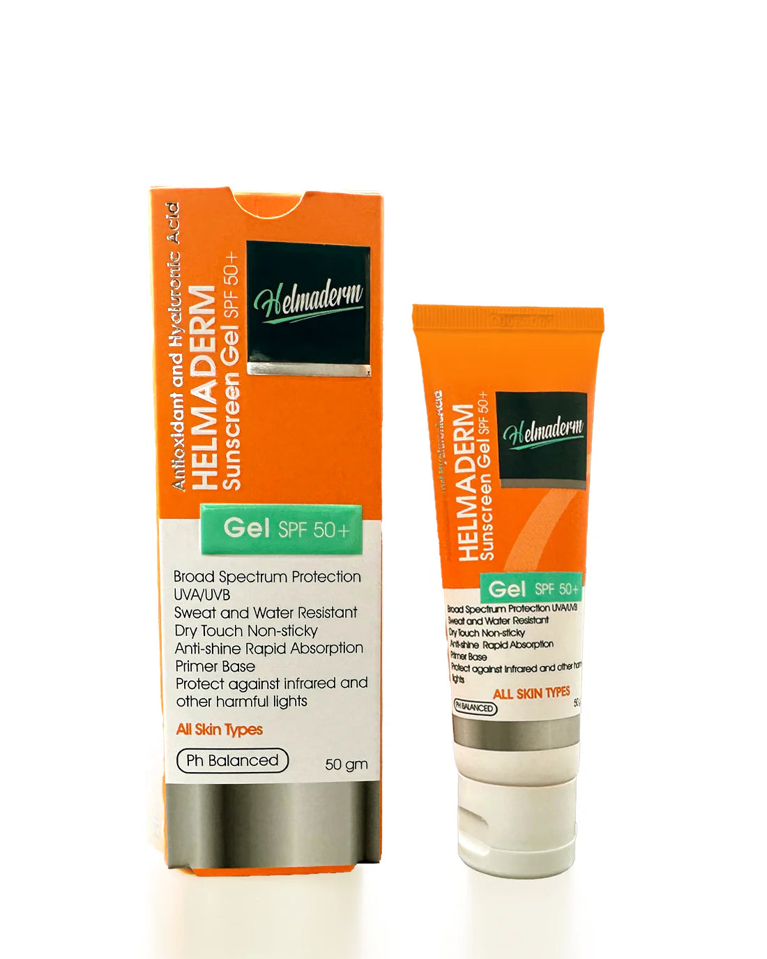 هيلماديرم صن سكرين جيل 50 مل - HELMADERM SUNSCREEN SPF50+ GEL 50 ML