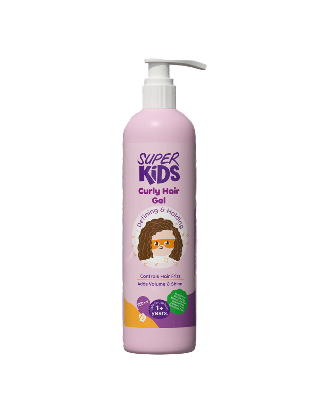 Superkids Curly Hair Gel 250 ml - سوبر كيدز جل للشعر الكيرلي 250مل