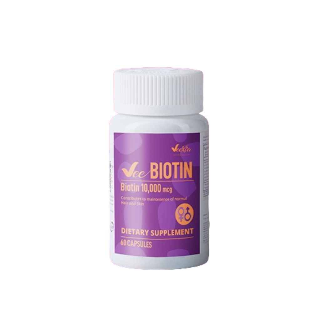 في بيوتين 60 كبسول - Vee Biotin 60 Capsules
