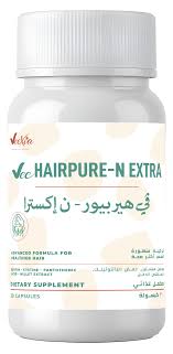 في هير بيور ان اكسترا 30 كبسوله - Vee Hair Pure N Extra 30 Capsules