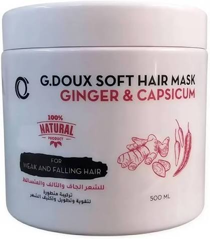 Ginger & Capsicum Hair Mask 500ML - ماسك الشعر بالزنجبيل والفلفل الحار (500 مل)