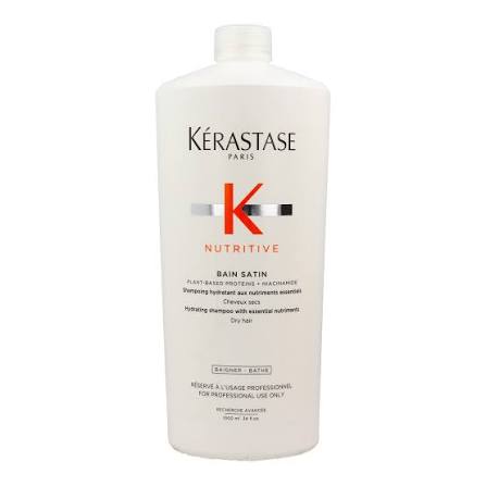 كريستاس نتريتيف شامبو 1000مل بين ستان - Kérastase Nutritive Bain Satin High-Nutrition Shampoo 1000ml (Salon Size)