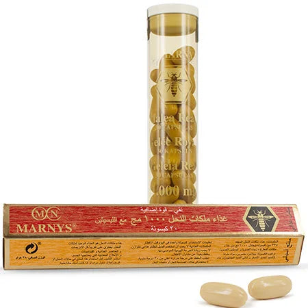 Marnys Royal Jelly 1000mg 30 Capsules