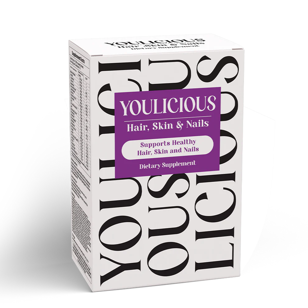 يوليشيس بيوتين 30ق مكمل غذائى للشعر والاظافر - Youlicious hair, skin& Nail