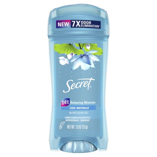 سيكريت ستيك جيل 73جم ووتر ليللى - Secret Clear Gel Antiperspirant - 73g (Water Lily)