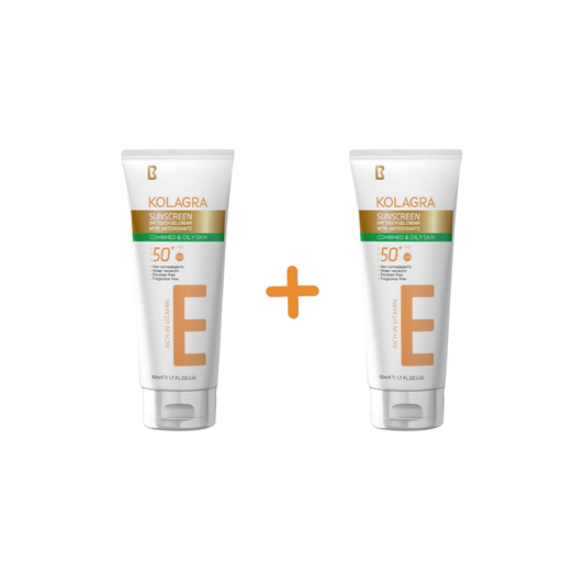 kolagra sun screen Gel cream SPF50+ (1+1) Offer
